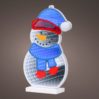 Neon Infinity Light sneeuwpop | 27.2 cm |  RGB | 153 lampjes | Lumineo LLU00295