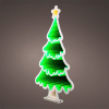 Neon infinity light kerstboom | 40 cm | RGB & koud wit | 142 lampjes | Wit |  Lumineo LLU00283 - 1