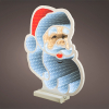 Neon infinity light kerstman | 30 cm | RGB & koud wit | 192 lampjes | Wit | Lumineo LLU00284 - 1