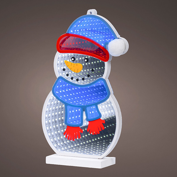 Neon infinity light sneeuwpop | 27.2 cm |  RGB | 153 lampjes | Lumineo LLU00295 - 1