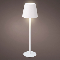 Oplaadbare tafellamp | 27 cm | Instelbaar wit | Wit | Lumineo LLU00319