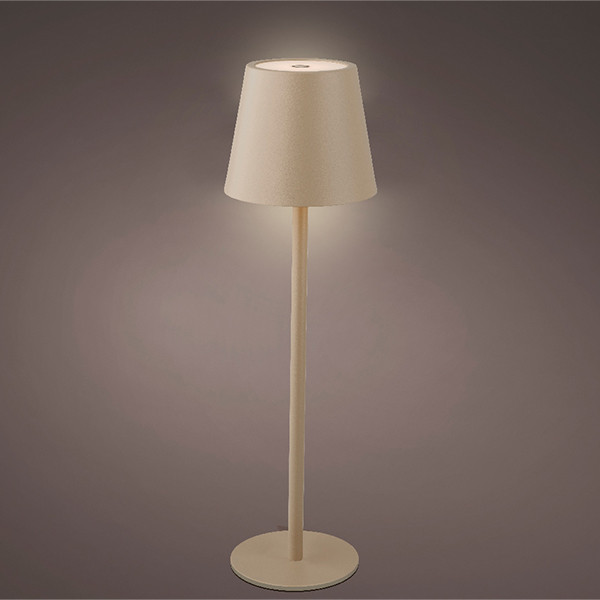 Oplaadbare tafellamp | 27 cm | Instelbaar wit | Zand | Lumineo LLU00316 - 1