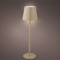 Oplaadbare tafellamp | 27 cm | Instelbaar wit | Zand | Lumineo LLU00316
