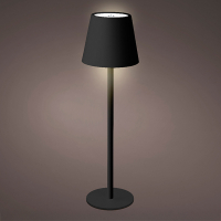 Oplaadbare tafellamp | 27 cm | Instelbaar wit | Zwart | Lumineo LLU00320