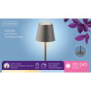 Lumineo Oplaadbare tafellamp | Warm wit & koud wit | IP20 | Antraciet  LLU00251 - 3