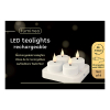 Oplaadbare waxinelichtjes | 4 x 5.2 cm | Wit | Bewegende vlam | 4 stuks | Lumineo LLU00264 - 2
