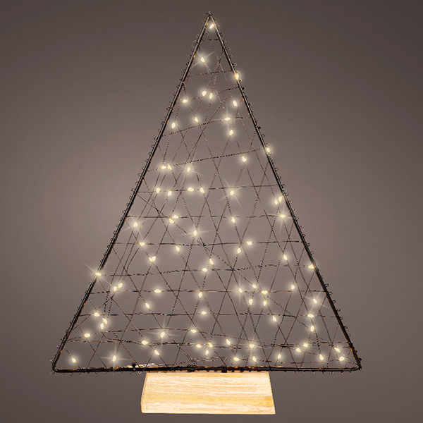 Lumineo Tafeldecoratie driehoek op batterijen | 30 x 38 cm | 80 lampjes | Lumineo  LLU00226 - 1