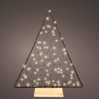 Lumineo Tafeldecoratie driehoek op batterijen | 30 x 38 cm | 80 lampjes | Lumineo  LLU00226