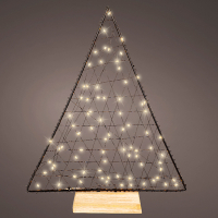 Lumineo Tafeldecoratie driehoek op batterijen | 30 x 38 cm | 80 lampjes | Lumineo  LLU00226