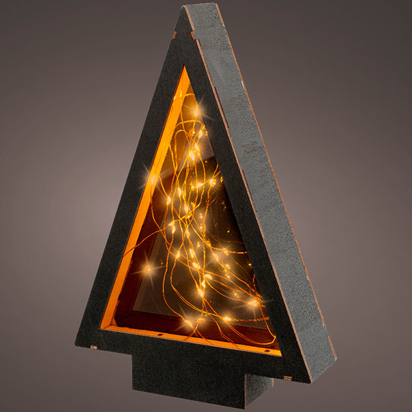 Lumineo Tafeldecoratie kerstboom op batterijen | 19 x 28 cm | 40 lampjes | Lumineo  LLU00217 - 1