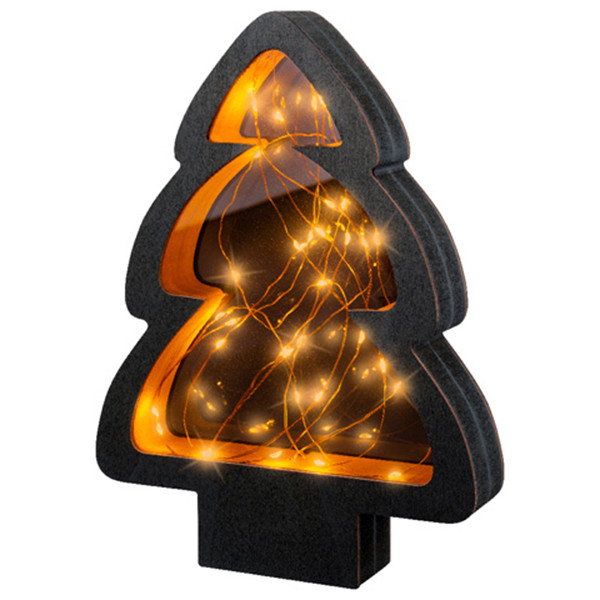 Lumineo Tafeldecoratie kerstboom op batterijen | 21 x 28 cm | 40 lampjes | Lumineo  LLU00218 - 2