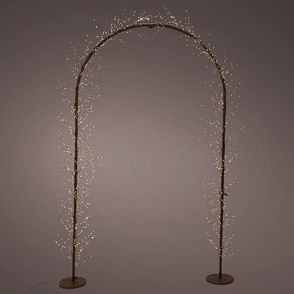 Verlichtingsboog voor buiten | 130 x 230 cm | Warm wit | 1440 lampjes | Lumineo LLU00454 - 1