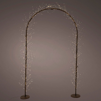 Verlichtingsboog voor buiten | 130 x 230 cm | Warm wit | 1440 lampjes | Lumineo LLU00454