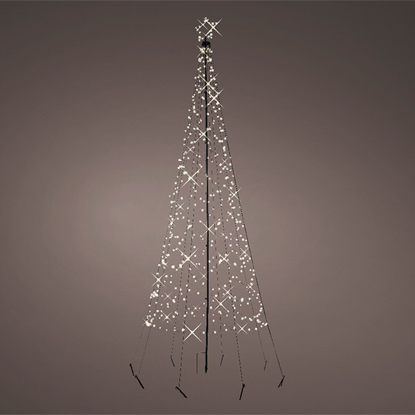 Vlaggenmast verlichting 2 meter | Warm wit & koud wit | 236 lampjes | Lumineo LLU00302 - 1