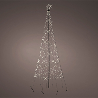 Vlaggenmast verlichting 2 meter | Warm wit & koud wit | 236 lampjes | Lumineo LLU00302