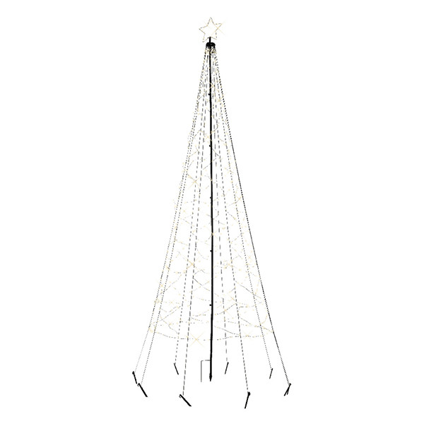 Vlaggenmast verlichting 2 meter | Warm wit & koud wit | 236 lampjes | Lumineo LLU00302 - 2