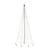 Vlaggenmast verlichting 2 meter | Warm wit & koud wit | 236 lampjes | Lumineo LLU00302 - 2
