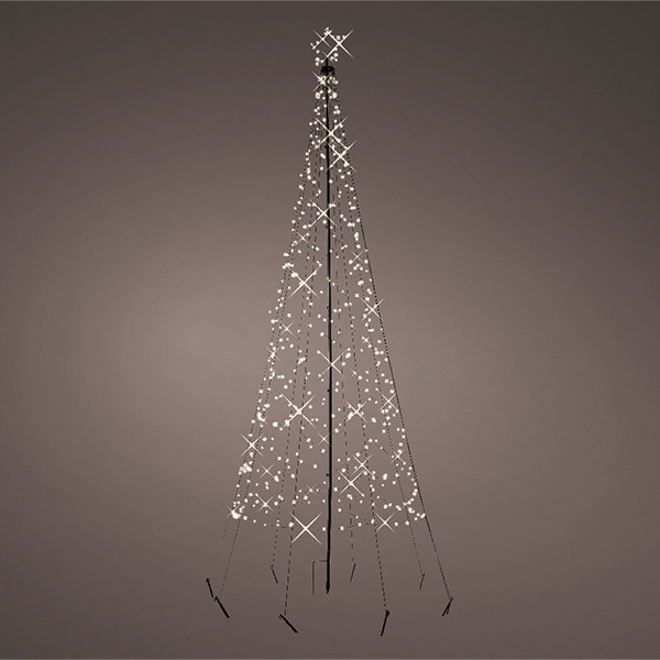 Vlaggenmast verlichting 2 meter | Warm wit | 236 lampjes | Lumineo LLU00301 - 1