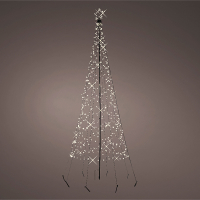 Vlaggenmast verlichting 2 meter | Warm wit | 236 lampjes | Lumineo LLU00301