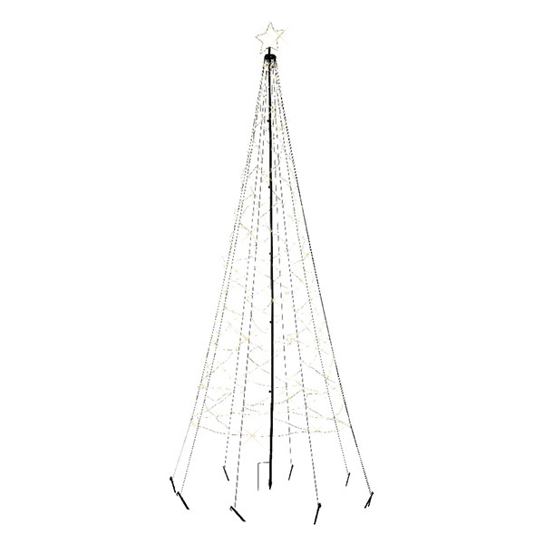 Vlaggenmast verlichting 2 meter | Warm wit | 236 lampjes | Lumineo LLU00301 - 2