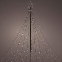 Vlaggenmast verlichting 5 meter | Extra warm wit | 480 lampjes | Lumineo LLU00450