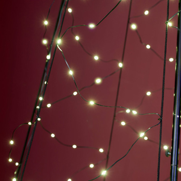 Vlaggenmast verlichting 5 meter | Warm wit | 820 lampjes | Lumineo LLU00257 - 2