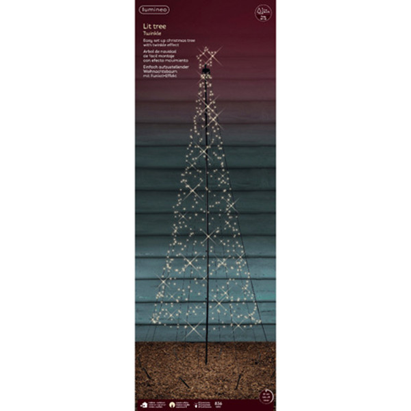 Lumineo Vlaggenmast verlichting 5 meter | Warm wit | 836 lampjes | Lumineo  LLU00255 - 3
