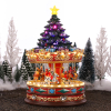 Luville Carrousel met kerstboom bovenop | Inclusief adapter | 22 x 22 x 35 cm LLU10061 - 2