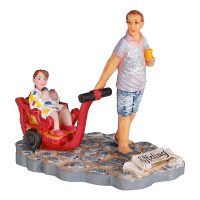 Luville Efteling -bezoekers: “Zijn we d’r al?” | 7,5 x 4,5 x 6,5 cm LLU10102