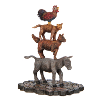Luville Efteling Bremer stadsmuzikanten | 7,5 x 6 x 10 cm LLU10040