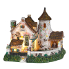 Luville Efteling Huis van Hans en Grietje | 2x AA | 11 x 8 x 9 cm LLU10076 - 1