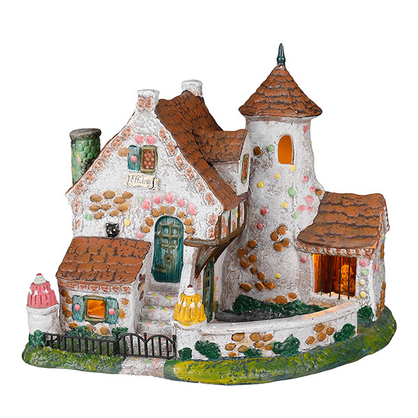 Luville Efteling Huis van Hans en Grietje | 2x AA | 22 x 15 x 14 cm LLU10266 - 1