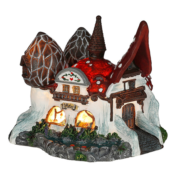 Luville Efteling Huis van de Kabouters | 2x AA | 10,5 x 9,5 x 8,5 cm LLU10079 - 1