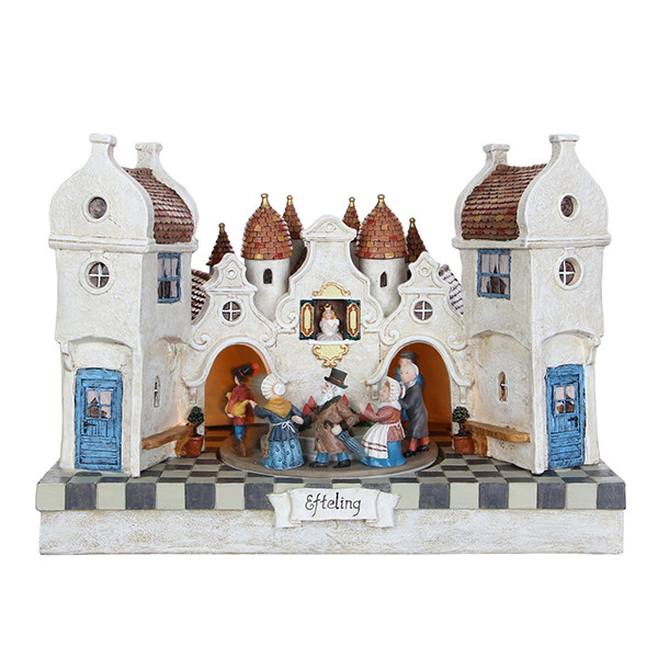 Luville Efteling Verlichte straat Zwaan kleef aan | Adapter inbegrepen | 31 x 19 x 22 cm LLU10086 - 1