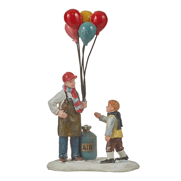 Luville Kersthuisje | Ballonen verkoper | 12 cm LLU10045 - 1