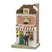 Luville Kersthuisje | Brillenwinkel op batterijen | Multicolor | 20.5 cm LLU10219