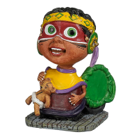 Luville Kersthuisje | Carnaval auto | 10 cm LLU10221