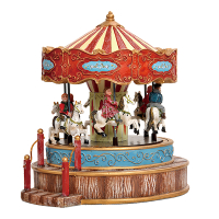Luville Kersthuisje | Carrousel |18 cm LLU10089
