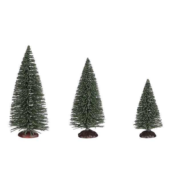 Luville Kersthuisje | Dennenbomen | 12 cm | 12 stuks LLU10097 - 1