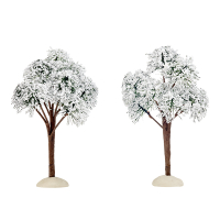 Luville Kersthuisje | Gesneeuwde bomen | 12 cm LLU10024