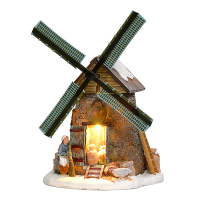 Luville Kersthuisje | Graanmolen | 24.5 cm LLU10088
