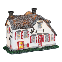 Luville Kersthuisje | Houten schoen op batterijen | Warm wit | 15 cm LLU10251