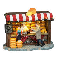 Luville Kersthuisje | Kaaskraam op batterijen | 10 lumen | Warm wit | 10.5 cm LLU10206