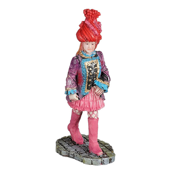 Luville Kersthuisje | Kleurrijk carnaval vrouw | 8 cm LLU10226 - 1