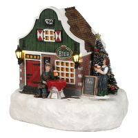 Luville Kersthuisje | Kroeg op batterijen | 20 lumen | Warm wit | 17.5 cm LLU10029