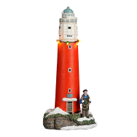 Luville Kersthuisje | Lichthuis op batterijen | Multicolor | 25.5 cm LLU10126