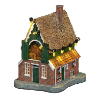 Luville Kersthuisje | Oud-Hollandse boederij op batterijen | 10 lumen | Warm wit | 10.5 cm LLU10238