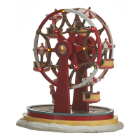 Luville Kersthuisje | Reuzenrad op batterijen | 30 lumen | Multicolor | 21 cm LLU10049