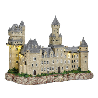 Luville Kersthuisje | Slot Braunfels op batterijen | 20 lumen | Warm wit | 19.5 cm LLU10239
