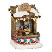 Luville Kersthuisje | Stroopwafel markt | 20 lumen | Warm wit | 10 cm LLU10027